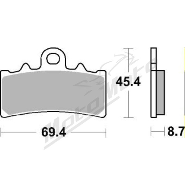 Sbs Brakepads Sintered BMW / Fantic / Husqvarna / KTM 125-500cc 12-23