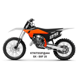 UFO Plastikų komplektas KTM SX / SX-F 125-450cc 23-26