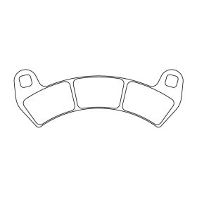 CL BRAKES 1247ATV1 stabdžių trinkelės POLARIS RZR 1000 16-21
