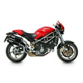 MIVV GP Carbon Double Slip-On exhaust Ducati Monster 800 S2R