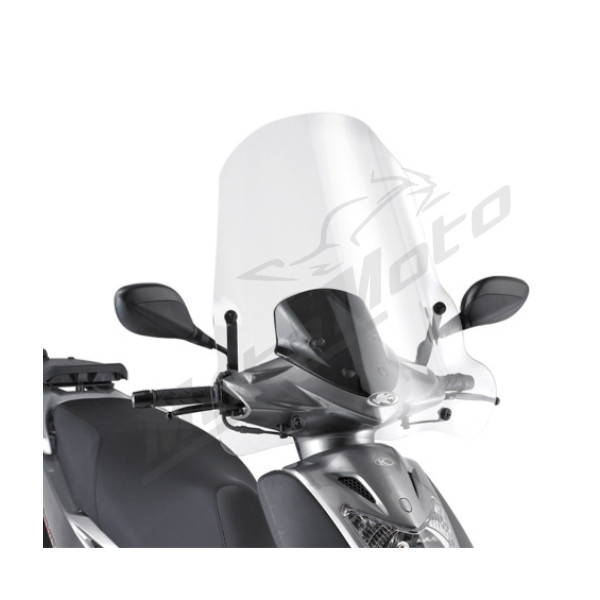 KAPPA Priekinis stiklas skaidrus 66x64cm Kymco Agility 50-200 08-13
