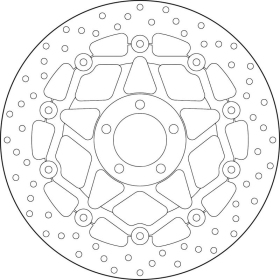 Brembo Serie Oro priekinis stabdžių diskas Kawasaki VN / ZX / ZXR / ZZR