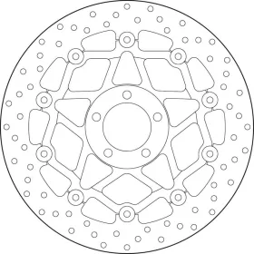 Brembo Serie Oro priekinis stabdžių diskas Kawasaki VN / ZX / ZXR / ZZR