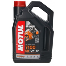 Alyva MOTUL 7100 10W40 Sintetinė - 4T - 4L