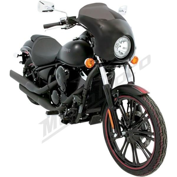 MEMPHIS SHADES METRIC Bullet Fairing priekinis stiklas 45,5x44,5cm Kawasaki / Yamaha 900-1700 02-25
