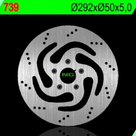 NG BRAKES 739 fiksuotas stabdžių diskas HARLEY DAVIDSON SPORTSTER / FLH / FLHR / FLSTF / XLH 883-1450 82-99