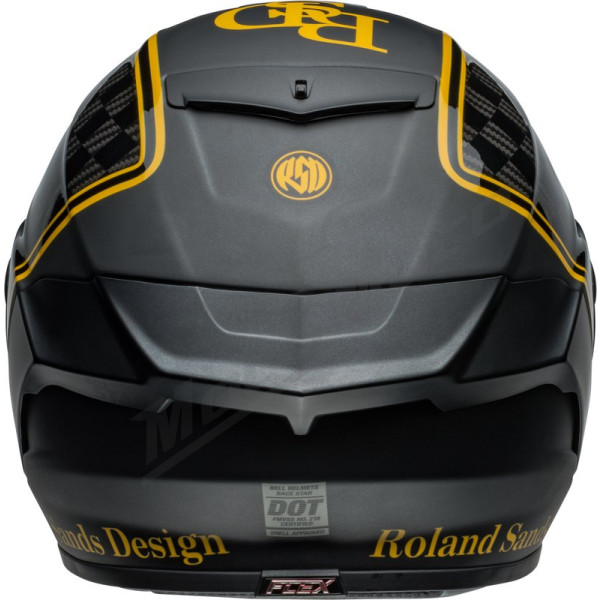 BELL Race Star DLX Flex Helmet - RSD Player Matte/Gloss Black/Gold