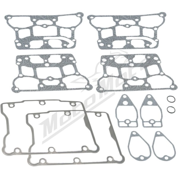 S&S CYCLE Rocker Cover Gasket Kit Harley Davidson FLD / FLHR / FLHRC / FLHRCI 1450-1800cc 99-17