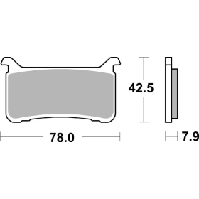 Sbs front brake pads kh700 MZ / Nissin / Suzuki / Triumph / Yamaha 125-2300 88-18