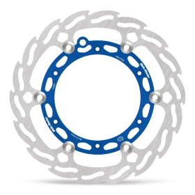 MOTO-MASTER Flame Front Floating Brake Disc Blue Gas Gas / Husaberg / Husqvarna / KTM 125-530 93-26