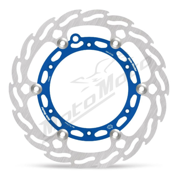 MOTO-MASTER Flame Front Floating Brake Disc Blue Gas Gas / Husaberg / Husqvarna / KTM 125-530 93-26