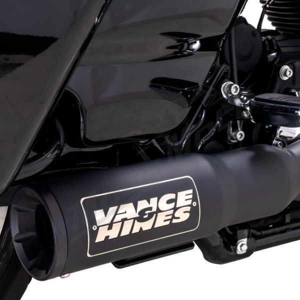 VANCE & HINES "Hi Output" išmetimo sistema Juoda Harley Davidson FLTRXSE / FLTRX / FLTRK / FLHTK / FLHR 1750-1977cc 17-24