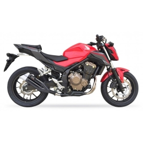 IXIL Dual Hyperlow L3XB Silencer Stainless Steel Black / Aluminium - Honda CBR500R 2016-2018 XH6334XB