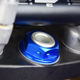 Scar Steering Stem Nut & Tool Fantic / Honda / Suzuki / Yamaha 85-1100cc 94-24 Blue