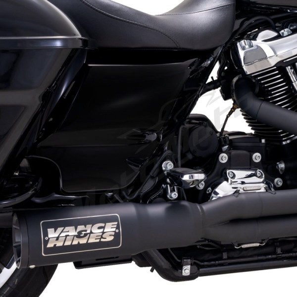 VANCE & HINES "Hi Output" išmetimo sistema Juoda Harley Davidson FLTRXSE / FLTRX / FLTRK / FLHTK / FLHR 1750-1977cc 17-24