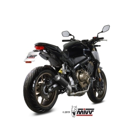 MIVV MK3 Full Exhaust System Black HONDA CB650R/ CBR650R