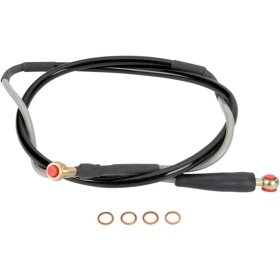 MOOSE OFFROAD Rear Stainless Steel Braided Brake Line Kawasaki KX 125-250cc 97-03
