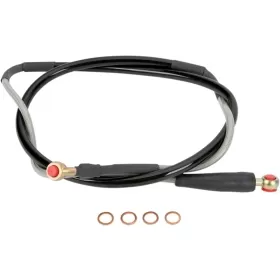 MOOSE OFFROAD Rear Stainless Steel Braided Brake Line Kawasaki KX 125-250cc 97-03