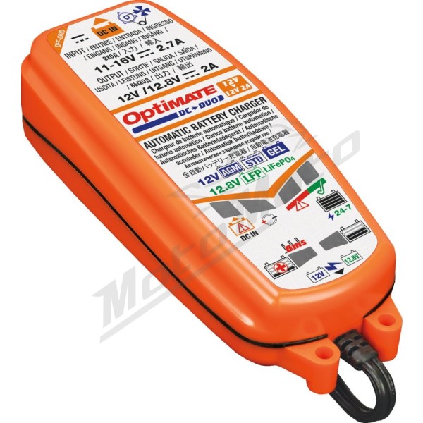 TECMATE Optimate DC-DUO" 12 V-12,8 V 2A akumuliatoriaus įkroviklis
