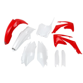 UFO Full Body Plastic Kit Red / White Honda CRF 250-450R 11-13