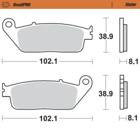 MOTO-MASTER Sinter Front Brake Pads BMW / Honda / Kymco / Peugeot / Suzuki 125-650 93-24 