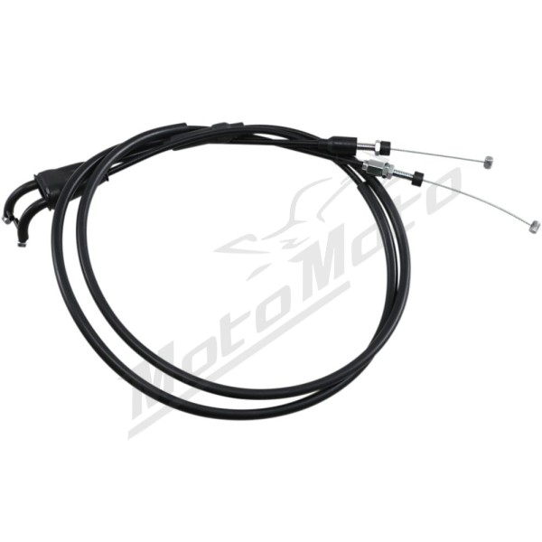 MOOSE OFFROAD Black Vinyl Throttle Cable Yamaha TT / TT-R / TW / XT 200-350cc 84-06