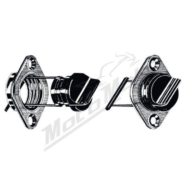 Osculati Drain plug 25mm chromed brass/nylon