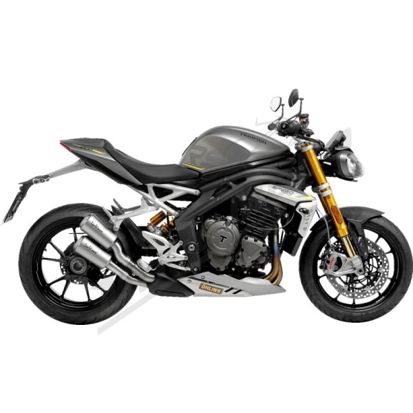 LEOVINCE LV-10 Slip-On Muffler TRIUMPH SPEED TRIPLE 1200 21-24