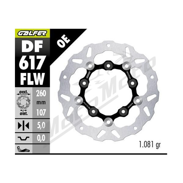 GALFER Rear brake disc KTM SMT 890 23-25
