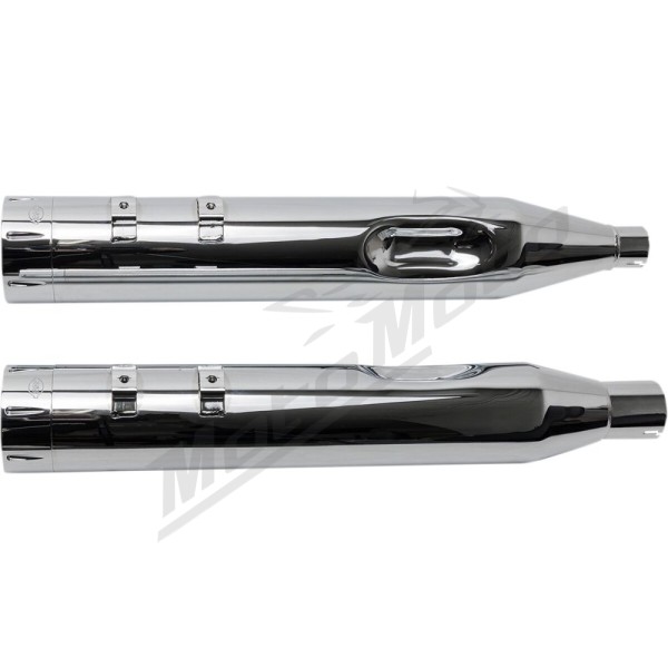 S&S CYCLE 4-1/2" MK45 Performance Mufflers Harley Davidson FLH / FLHFB / FLHR / FLHRC 1750-1977cc 17-25