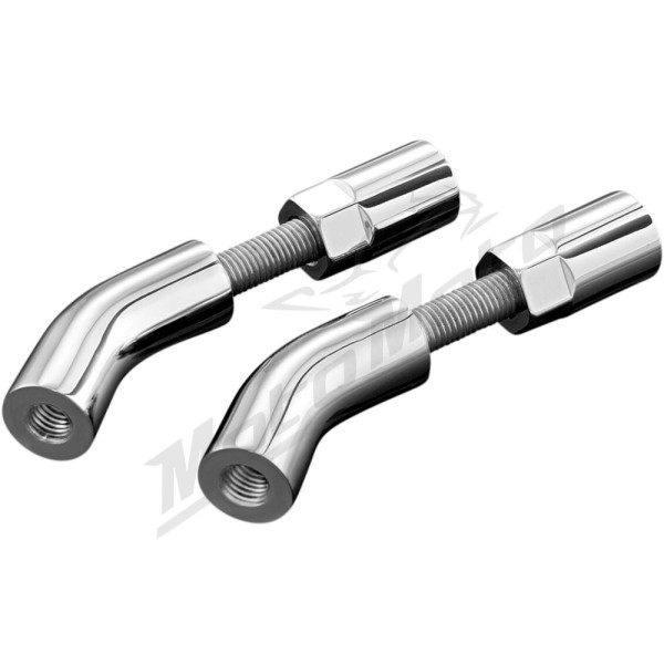 KURYAKYN Mirror Stem Extenders chrome 2pcs Harley Davidson