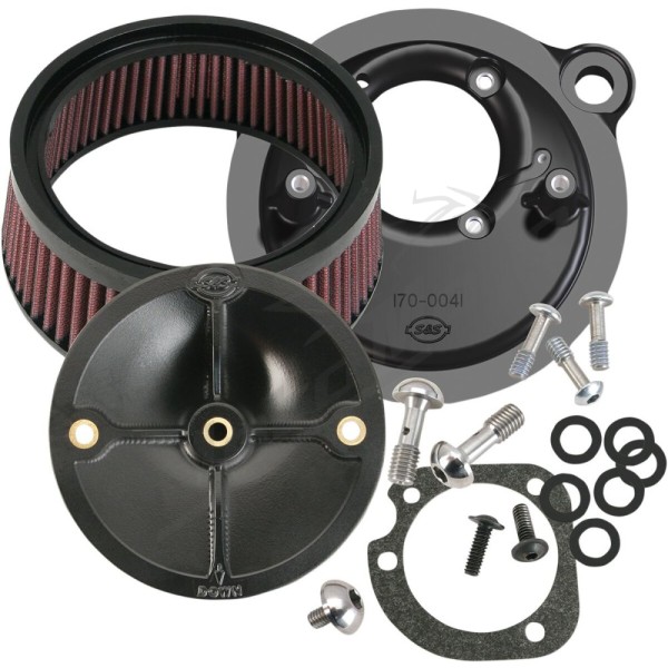 S&S CYCLE Super Stock™ Stealth Air Cleaner Kit Harley Davidson XL 883-1200cc 91-06