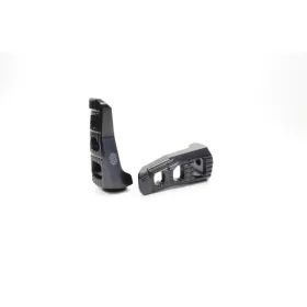 GILLES TOOLING Driver Black Footrest Kit Honda CB / CBR / Grom / NC / VFR / Z 125/1300 88-26