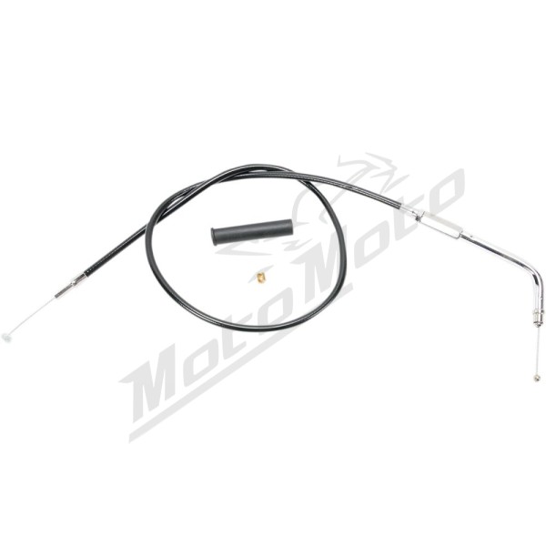 DRAG SPECIALTIES Black Vinyl Throttle/Idle Cable Harley Davidson VRSCA / VRSCAW / VRSCF 1130-1250cc 02-17