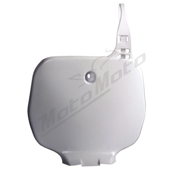 Front number plate white CEMOTO YAMAHA YZ 125-250cc 1992-1999