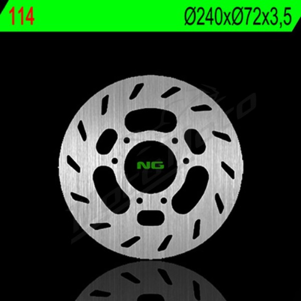NG BRAKES Round Fixed Brake Disc Beta / KTM 50cc 99-12