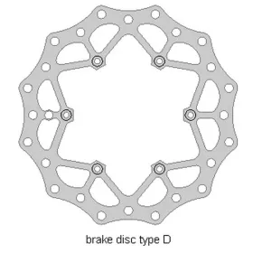 Delta braking front disc (260x126.5x3mm) Beta 2T / 4T 125-480 13-21
