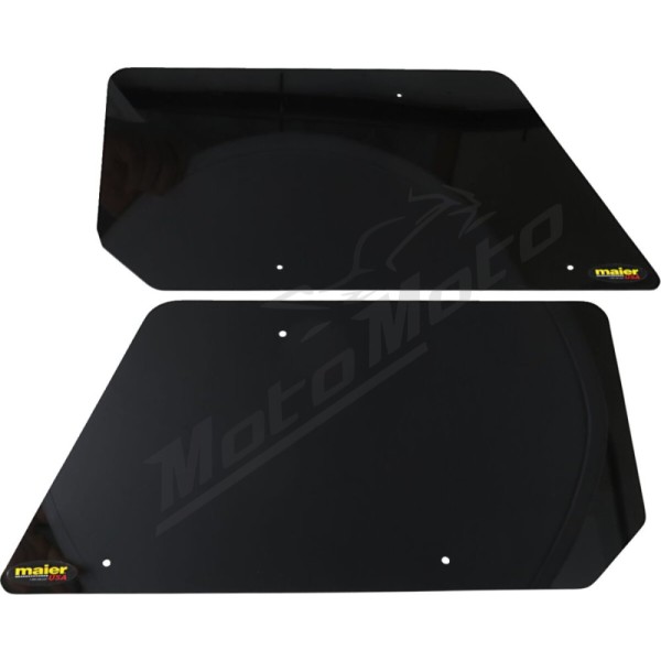 MAIER Side Number Plates For Racing Black Yamaha YXZ 1000RR 16-25