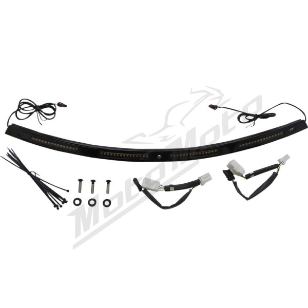 CUSTOM DYNAMICS Genesis® 4 Dynamic LED Batwing Windshield Trim Harley Davidson FLHT / FLHTC 1450-1800cc 06-13