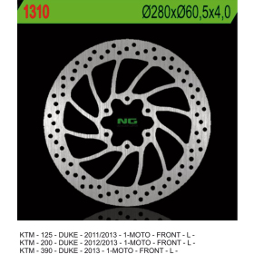NG BRAKES Priekinis fiksuotas stabdžių diskas 280mm KTM Duke 125-390cc 11-14