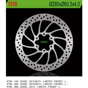 NG BRAKES Priekinis fiksuotas stabdžių diskas 280mm KTM Duke 125-390cc 11-14