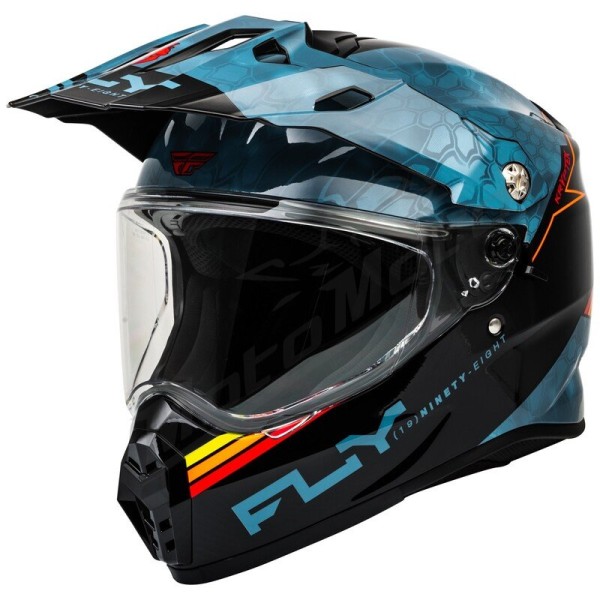 FLY RACING Trekker Krypyek Conceal Helmet - Black/Grey/White