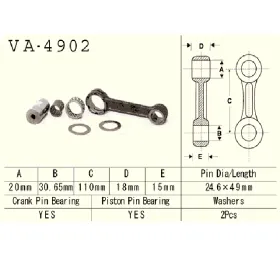 VESRAH Connecting rod Kawasaki JS 550 SX 82-90