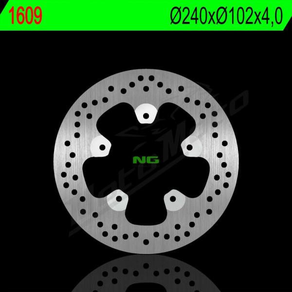 NG Front Brake Disc 240X102X4,0mm Piaggio Liberty 125-200cc 06-08