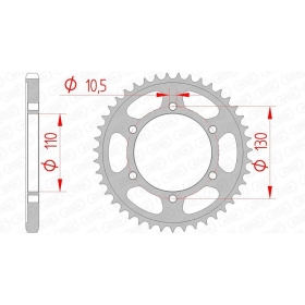 AFAM Steel Standard Rear Sprocket 525 42-50 teeth