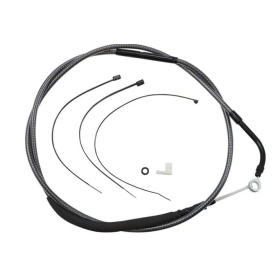 MAGNUM SHIELDING Polished Karbon Fiber Clutch Cable Harley Davidson FLH / FLHTK / FLHX / FLHXSE / FLHXST 1750/1977 21-24 187.5cm