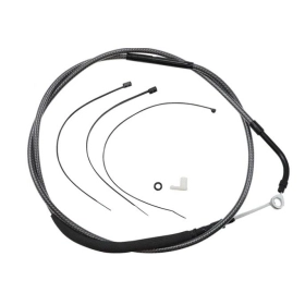 MAGNUM SHIELDING Polished Karbon Fiber Clutch Cable Harley Davidson FLH / FLHTK / FLHX / FLHXSE / FLHXST 1750/1977 21-24 187.5cm