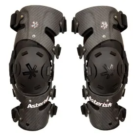 Asterisk Knee Braces (pair) Carbon Cell Pro 