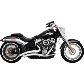 VANCE & HINES Big Radius Exhaust System Chrome Harley Davidson FLFB / FXBR / FXDR / FLFBS / FXDRS 1750-1923cc 18-24