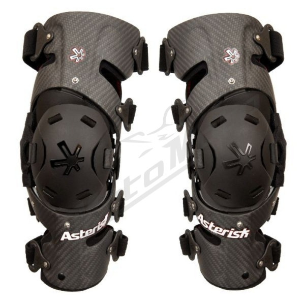 Asterisk Knee Braces (pair) Carbon Cell Pro 